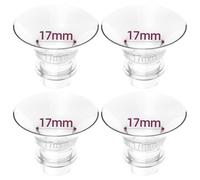 KISSBOBO K5 Genuine Quality 17mm Flange Set, No Discomfort, Like a Second Skin for Mothers (2 Pieces)