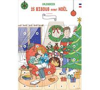 Kisses Advent Calendar | 25 Days of Tenderness for Children 2-10 Years | A3 Size | Chocolate Free | Made in France