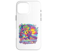 Kissimmee Florida Rainbow Alligator 80s Retro Souvenir Case for iPhone 16 Pro Max