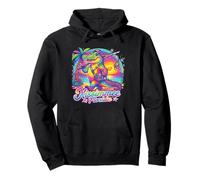 Kissimmee Florida Rainbow Alligator 80s Retro Souvenir Pullover Hoodie