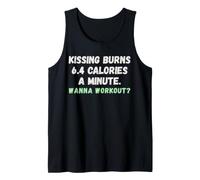 Kissing Burns 64 Calories A Minute Wanna Workout Vintage Tank Top