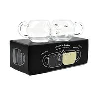 Kîssing Couple Cups, Versatile Use, Set of 2, Partner Mugs, Funny Couples Mug Set, Easy to Clean, for Hot & Cold Drinks, Milk, Juice, Latte, Tea, Beer, Whiskey and Cocktail