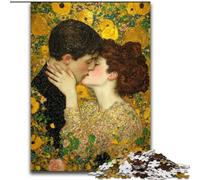 Kissing Couple Puzzles for Teenagers 1000 Pieces, Educational Games Home Decoration Unique Home Decor And Gifts 26x38cm