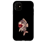 Kissing Fish With Big Lips Funny Surreal Meme Case for iPhone 11