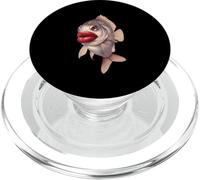 Kissing Fish With Big Lips Funny Surreal Meme PopSockets PopGrip for MagSafe