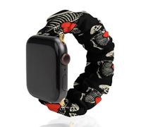 Kissing Skull Elastic Smartwatch Replacement Bands Compatible with IWatch Wristbands Strap 42mm/44mm