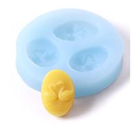 Kissing Swans Fondant Icing 3 Cavity Silicone Mould