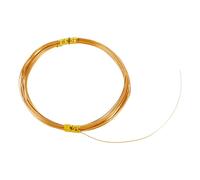 KISSITTY 16 Feet 1mm Flat Aluminum Wire Goldenrod Color Bendable Metal Bezel Strip Craft Wire for DIY Crafts Rings Bezel Sculpting Jewelry Making Wrapping Ornaments