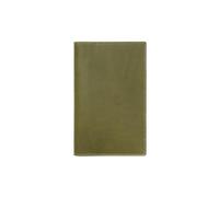 KISSKI Leather Journal Cover for B6 Hardcover Notebook, Handmade Notebook Cover with Pen Holder, Protective Cover Case with 88 Sheets Lined Paper for Field Notes/Bible/Personal Planner, Green