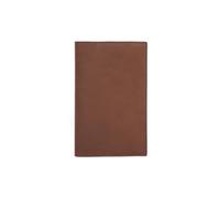 KISSKI Leather Journal Cover for B6 Hardcover Notebook, Handmade Notebook Cover with Pen Holder, Protective Cover Case with 88 Sheets Lined Paper for Field Notes/Bible/Personal Planner, Brown