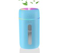 KISSLEAF Mini Room Humidifier 250ml for Bedroom, Children's Room, Plants, 15 H Lonue Duration 28 dB Silent Baby Air Humidifier(blue)