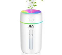 KISSLEAF Mini Room Humidifier 250ml for Bedroom, Children's Room, Plants, 15 H Lonue Duration 28 dB Silent Baby Air Humidifier