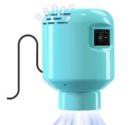 KISSLEAF Portátil Vacuum Pump for Vacuum Bags, 55 W Powerful Travel Vacuum Bag, Electric Air Pump for Vacuum Bags, Clothes, Duvets, Down Jackets, Sheets, Stuffed Animals (Black)