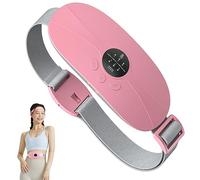 kissleaf Protable Heating Pad for Period Cramps,Cordless Menstrual Heating Pad with 3 Heat Levels and 3 Vibration Massage Modes, for Period Pain,Best Gifts for Her, Women and Girl (Pink)