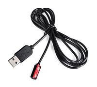 Kissmart Replacement Pebble Steel Charger, Charging Cable Cord for Pebble Steel Smart Watch (Black)