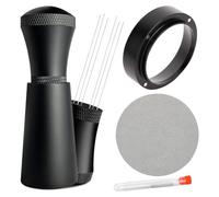 Kissmii 58mm WDT Tools Puck Screen Espresso Dosing Funnel Stainless Steel Needles Coffee Stirrer Distribution Tool Easy Install Easy to Use