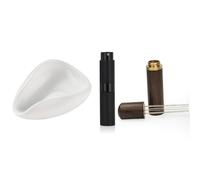 Kissmii Bottle and Coffee Bean Dosing Cup and WDT Tool 3-Piece Set, Ceramic Dosing Vessels Tray Kit,Coffee Bar Replacement Parts Accessories