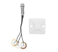 Kissmii Piezo Contact Microphone 3 Transducer Pickups with end pin jack for Kalimba