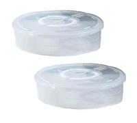 Kissmii Plastic Pie Box with Lid Fresh-Keeping Box Pie Box with Handle Pie Box Suitable for Transport