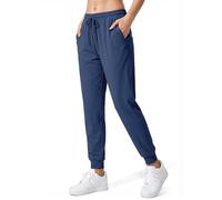 KISSMODA Womens Joggers Basic Tracksuit Buttoms Elastic Waisted Drawstring Running Pants Lightweight Jogging Sweatpants Cuffed Trousers Track Pants with Pockets