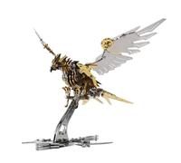 Kisss 3D Metal Puzzle for Adults, Mechanical Metal Assembled Falcon Predator 3D Puzzles Animal Model Kits, 279PCS Steampunk Bionic 3D Jigsaw Puzzles Punk DIY STEM Toy Gift -KIT