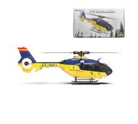 Kisss EC-135 1/36 2.4G 6CHRC Helicopter, Remote Control Helicopter RC Airplane Military Aircraft Model, Indoor & Outdoor Games RC Flying Gifts - RTF (Yellow)