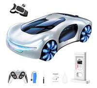 Kisss New Energy Concept Simulation RC Drift Car, 2.4G Full-Proportional Wireless Remote Control Drifting Car, Racing RC Sports Cars with Charging Station Double Spray, Gift -RTR