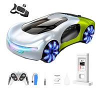 Kisss New Energy Concept Simulation RC Drift Car, 2.4G Full-Proportional Wireless Remote Control Drifting Car, Racing RC Sports Cars with Charging Station Double Spray, Gift -RTR