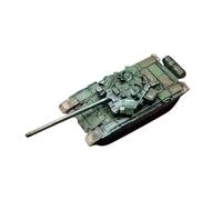 Kisss Plastic Battle Tank Models, 1:350 Scale Mini Tank T-90 Thumb Tank Model with Display Stand and Packaging Box Christmas for Adults and Military Fans