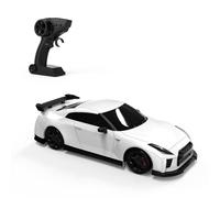 Kisss RC Drift Car, 1/64 Remote Control Sports Car with Realistic Brake Calipers, 2.4G 4CH Half-Proportional Steering 4WD 2M/S Drifting Mini Racing Cars Electric RC Vehicle Gift -RTR