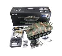 Kisss Remote Control Tank, 1:16 2.4G US RC German Jagdpanther Tank Model RC Military Vehicle Model RC Tank, Tank Military Vehicle Model RC Tank Vehicle for Military Fans and Adults-Sound Light Smoke