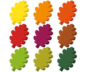 Kisston 360 Pcs Maple Leaves Cutouts Paper 3.9 Inch Assorted Color Fall Leaf Cut Outs Maple Leaves Shaped Die Cuts Paper for Thanksgiving DIY Kids Craft Projects Classroom Decor (Leaves)