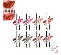 KissVault - KissVault Lip Tattoo,Kissvault Lip,Lip Stain Peel Off,Waterproof Long-Lasting,Long Lasting Matte Lip Tattoo Transfer Proof Lipstain,for All Skin Type (8Pcs-Mix)