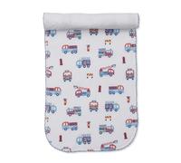 Kissy Kissy Baby Boys Infant Fight The Fire Print Burp Pad, Multicolored, One size