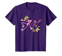 Kissy Missy Cat-Bee & Mommy Long Legs Skating Kids T-Shirt, Youth, Purple, Small