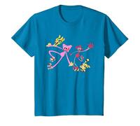 Kissy Missy Cat-Bee & Mommy Long Legs Skating Kids T-Shirt, Youth, Sapphire Blue, 3T