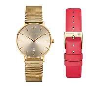 Kistanio Petit GO-GOS-M-L-RTN Women's Watch with Sapphire Glass and Milanese Strap + Extra Leather Strap