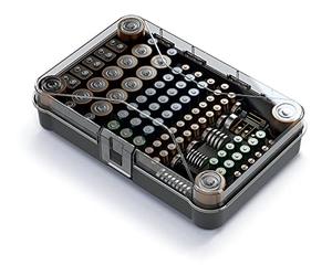 Kistenberg Battery Box KBB03 Battery Organizer - 115 Slots for Batteries, 295 mm x 195 mm x 70 mm