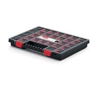 Kistenberg Assortment Box, Small Parts Magazine, Sorting Box, Sorting Box, Storage Box, Organiser (with Removable Dividers/Dividers, Transparent Lid, 399 x 303 x 50 mm)