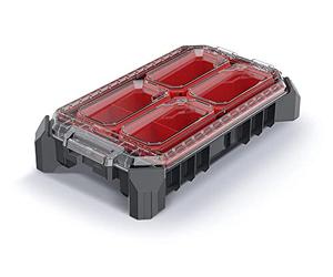 Kistenberg Sorting Box Assortment Box Small Parts Storage Box with Boxes Compartments Transparent Decker Stackable 368 x 228 x 77 mm