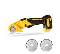 Kistrba Cordless Electric Scissors for Dewalt 18V Battery, No Battery | Electric Box Cutter, Cardboard Cutter, with 2 Blades, Safety Lock, 6mm Cutting Depth, for Cloth Leather Cardboard
