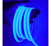 KISUFU 220V COB Neon Light Strip, 288 LEDs/m IP67 Waterproof Flexible 50cm Cuttable Rope Light with UK Plug for Shelf, Cabinet, Boat, Patio, Club, Bar, Outdoor Decor.