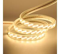 KISUFU 2m LED Light Strip,320LEDs/m IP65 Waterproof Flexible Light Strip,AC 220V 2835 LED High Voltage Rope Light,50CM Cuttable,Suitable for Indoor and Outdoor Lighting Decoration