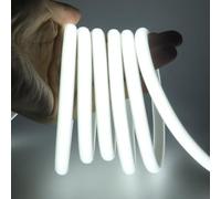 KISUFU COB LED Strip Light, AC 220V-240V IP65 Waterproof 288 LEDs/m 50cm Cuttable Neon Rope Light for Bathroom Cupboard Kitchen Building Lighting Decoration.