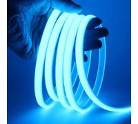 KISUFU COB LED Strip Light, AC 220V-240V IP65 Waterproof 288 LEDs/m 50cm Cuttable Neon Rope Light for Bathroom Cupboard Kitchen Building Lighting Decoration.