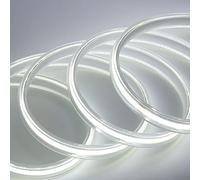 KISUFU Flexible COB LED Strip Lights 360 LEDs/m Led Light Strip with Switch,IP65 Waterproof AC 220V LED High Voltage Rope Light,3500K Super Bright,Suitable for Outdoor and Indoor Lighting (4m, White)