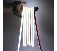 KISUFU Flexible COB Light Strip 220V, 288 LEDs/m LED Light,IP65 Waterproof Modified Silica Gel Rope Light,Neon LED Strip with UK Plug Power Supply,Lighting Decoration for Bedroom, Kitchen