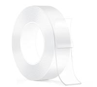 KISUOMAOYI Double Sided Tape Heavy Duty, Waterproof Strong Nano Mounting Tape, Removable Sticky Pads for Multipurpose, Reusable Adhesive Strips for Carpet, Walls Decor, Picture Hanging(3m*2cm*2mm)