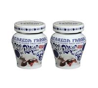 Kit 02 Cherry in Wild Syrup Amarena Original Fabbri 8.1oz Made in Italy Sweets Desserts