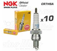 KIT 10 ORIGINAL NGK SPARK PLUGS CR7HSA